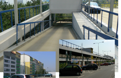 Návrh garážového domu Malkovského